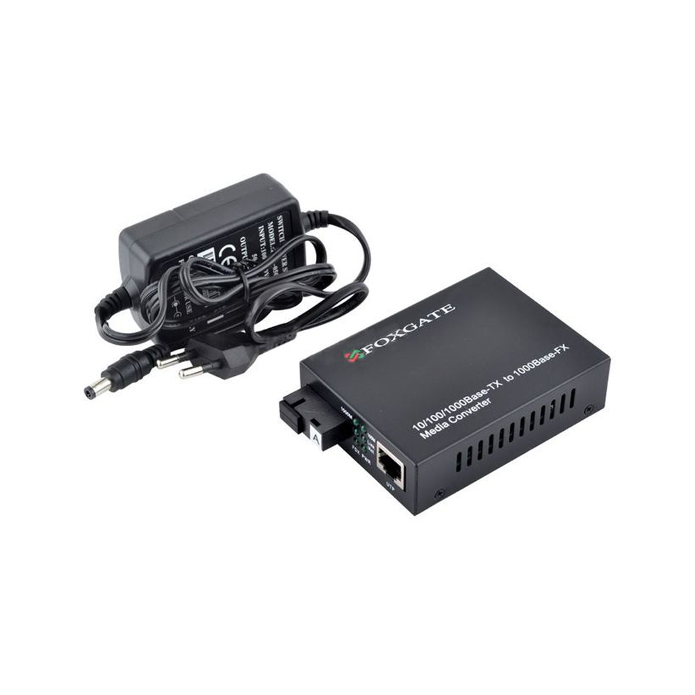 Медіаконвертер FoxGate EC-Q-1G-1SM-1310nm-20 км — изображение 5
