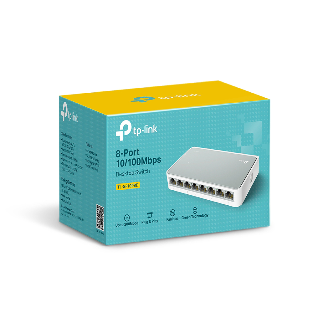 Комутатор TP-Link TL-SF1008D 8-портовий некерований — изображение 5