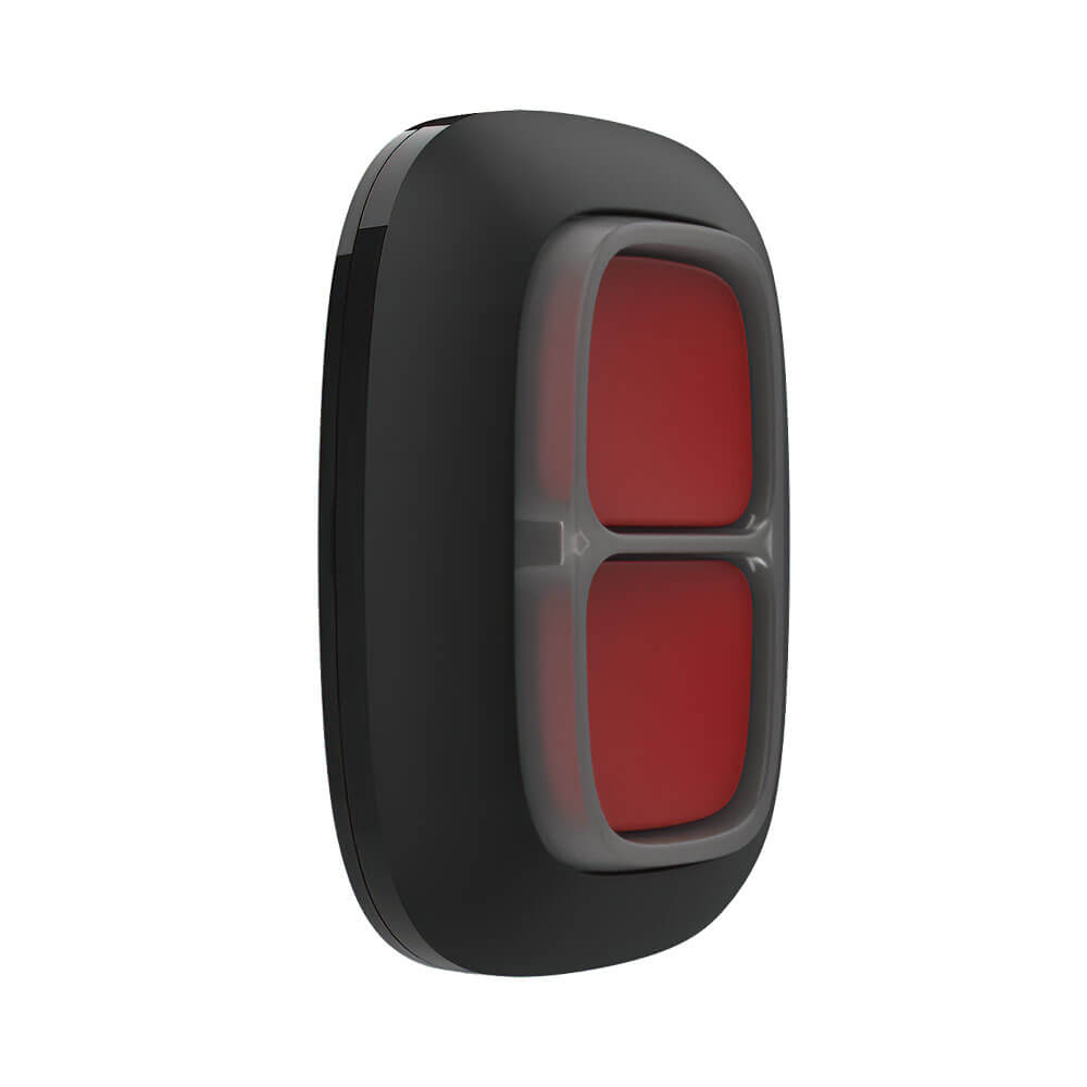 Бездротова екстрена кнопка Ajax DoubleButton (8EU) ASP black з захистом від випадкових натискань — изображение 5