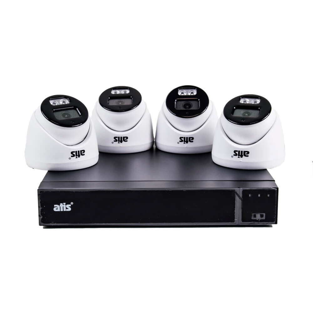 Комплект відеоспостереження ATIS kit 4 int