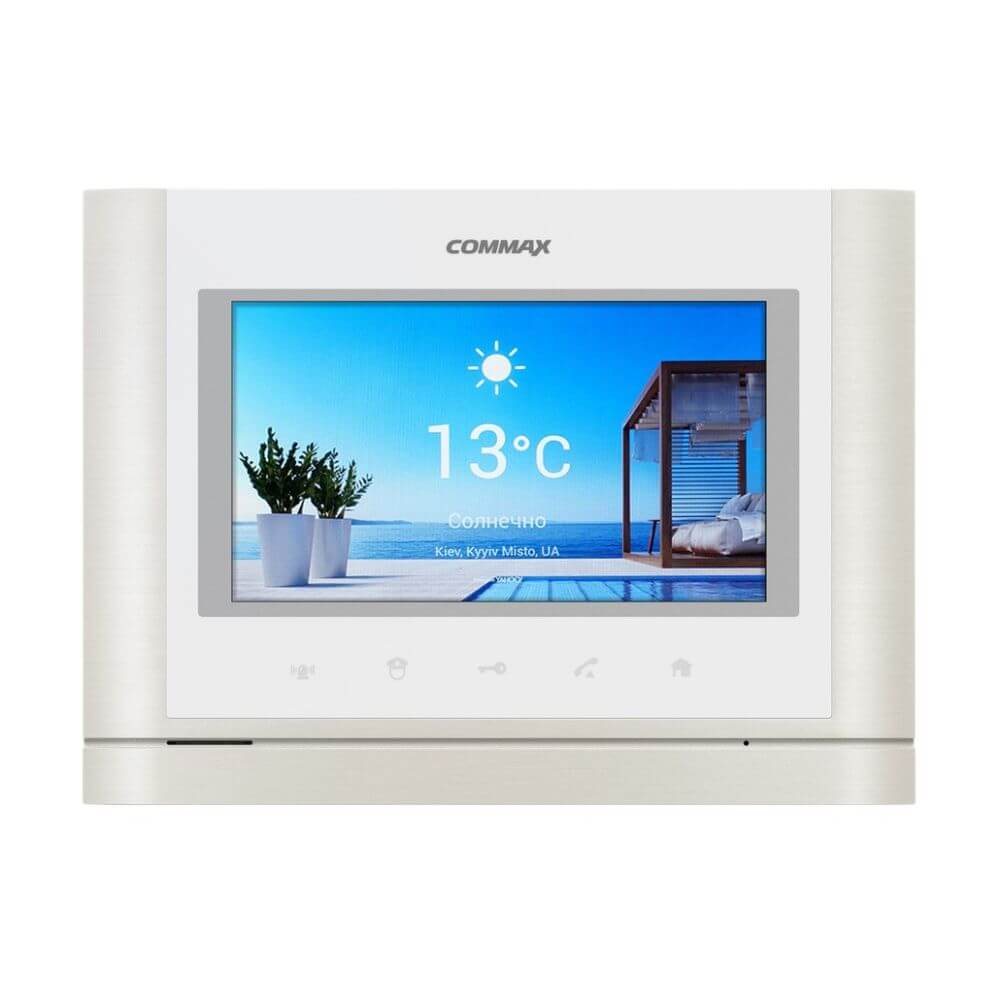 Wi-Fi відеодомофон 7" Commax CMV-70MX з переадресацією виклику у застосунок на смартфон — изображение 3