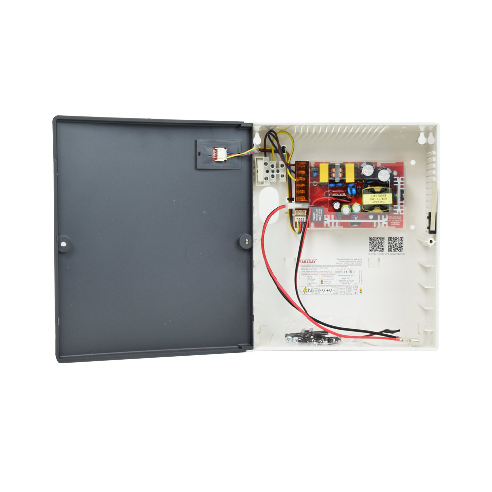 Безперебійний блок живлення Faraday Electronics 55W UPS Smart ASCH PLB 24V під акумулятор 9А/г в пластиковому боксі — изображение 3