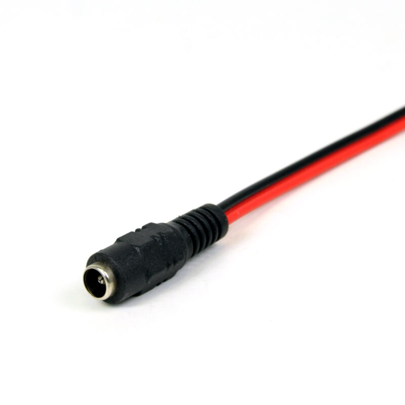 Роз'єм живлення (мама, female) Power jack 2.1*5.5mm з дротом 20 см