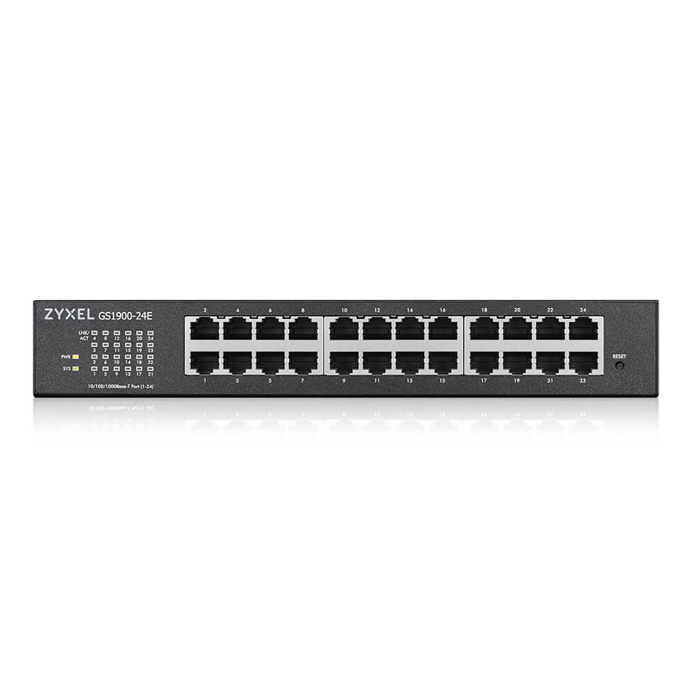 Смарт-керований комутатор на 24 порти ZyXEL GS1900-24E (GS1900-24E-EU0102F) — изображение 3