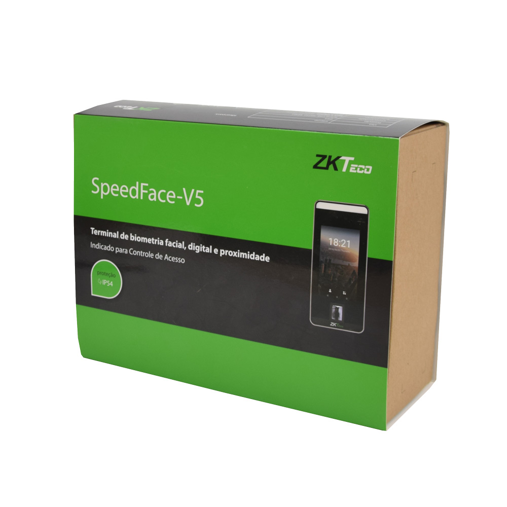 Біометричний термінал розпізнавання облич ZKTeco SpeedFace-V5L Wi-Fi — изображение 3