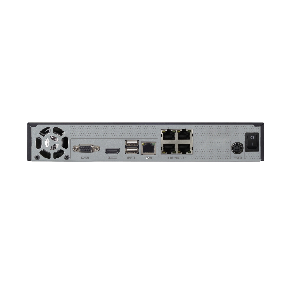 IP-відеореєстратор 4-канальний Provision-ISR NVR5-4100PXN(MM) з PoE та відеоаналітикою для систем відеоспостереження — изображение 2