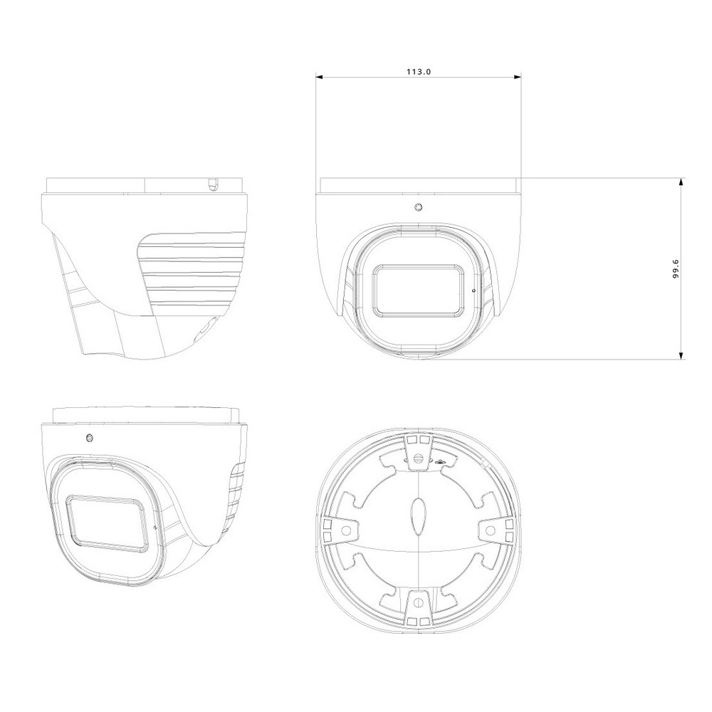 IP-відеокамера 2 Мп Provision-ISR DH-320SRN-MVF (2.8-12 мм) з відеоаналітикою для системи відеонагляду — изображение 3