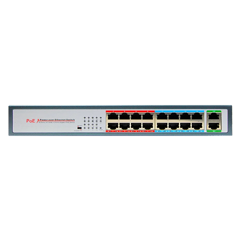 PoE-комутатор Bas-IP SH-20.16 16-портовий некерований — изображение 2