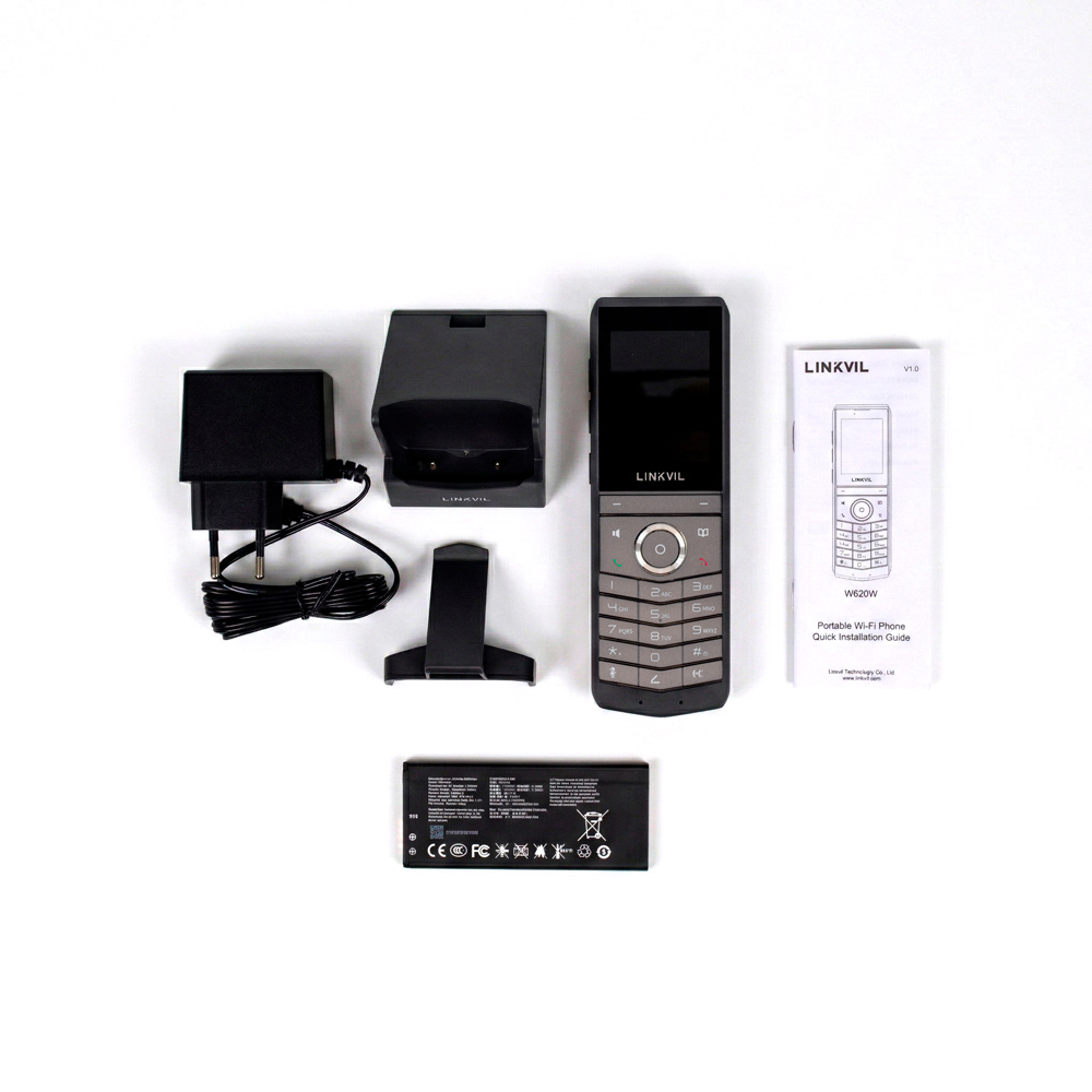IP-телефон LINKVIL W620W портативний з Wi-Fi — изображение 4