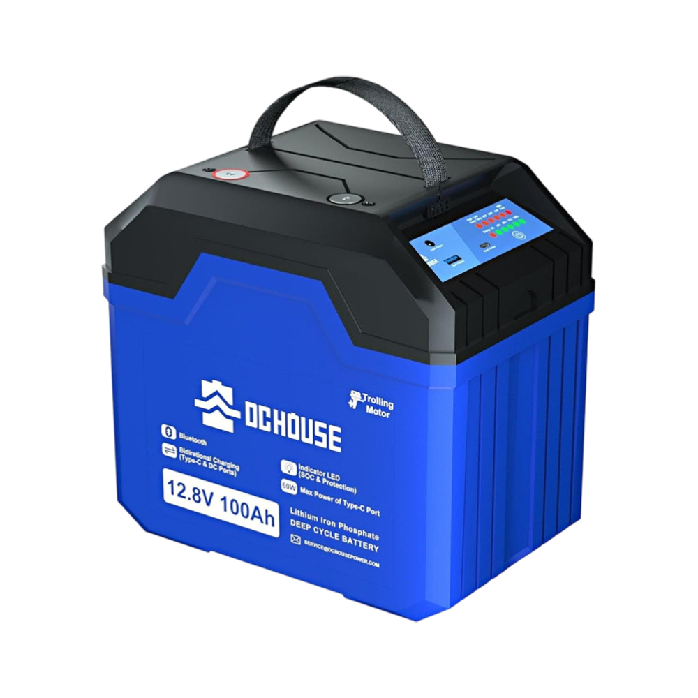Акумулятор LiFePO4 DC HOUSE 12.8V 100Ah Bluetooth Portable (ECO-LFP1210004) — изображение 2