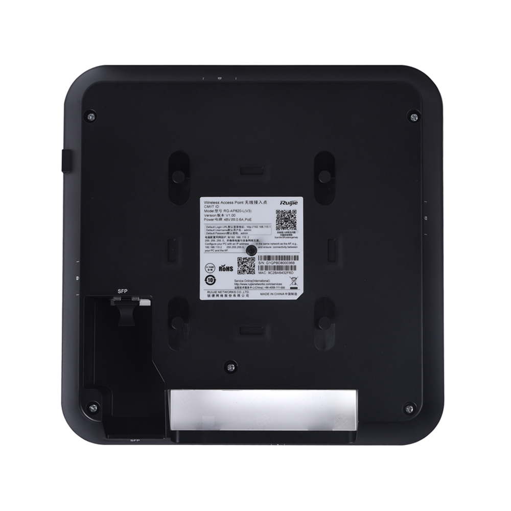 Точка доступу Ruijie RG-AP820-L(V3) внутрішня дводіапазонна з Wi-Fi 6 — изображение 4