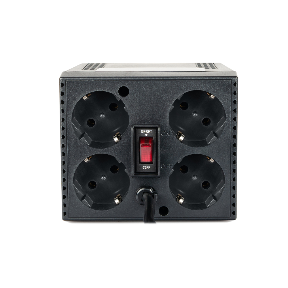 Стабілізатор напруги Powercom TCA-1200 Black — изображение 2