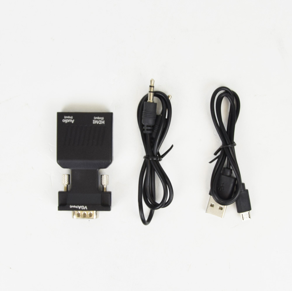 Конвертер відеосигналу ATIS VGA-HDMI-C з кабелями — изображение 3