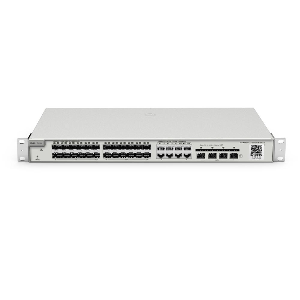 Комутатор Ruijie Reyee RG-NBS3200-24SFP/8GT4XS 24-портовий керований з 8 комбінованими портами — изображение 2