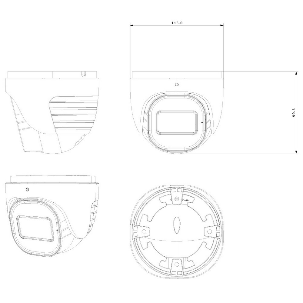 IP-відеокамера 4 Мп Provision-ISR DH-340IPSN-MVF (2.8-12 мм) з відеоаналітикою для системи відеонагляду — изображение 3