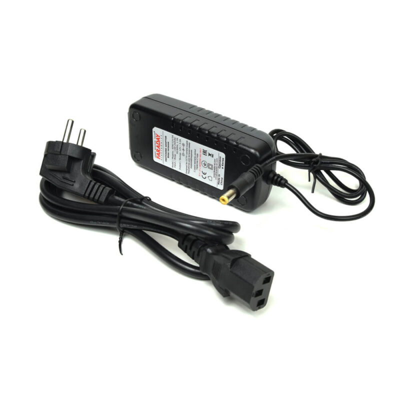 Блок живлення Faraday Electronics 60W/12V/5A (Довжина мережевого кабелю: 1 м, Довжина вихідного кабелю: 0.7 м)