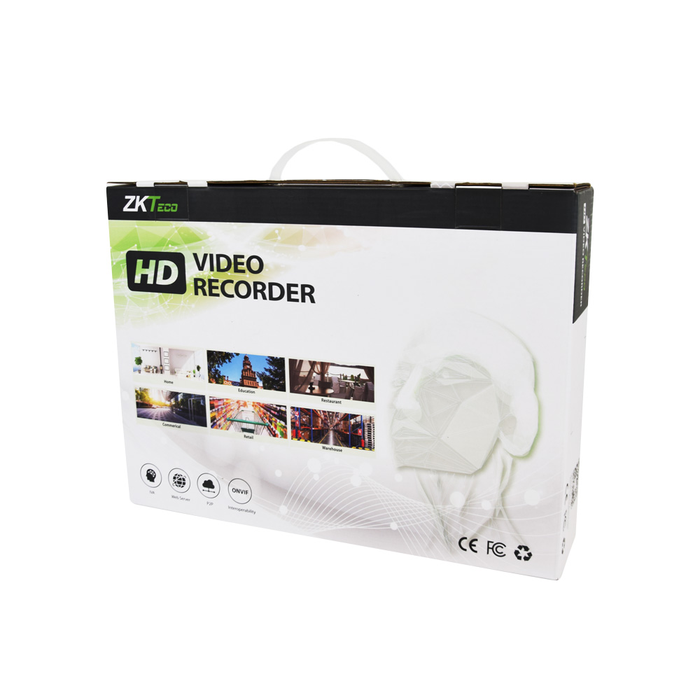 IP-відеореєстратор 8-канальний ZKTeco Z8508NER-8P з AI функціями і 8 PoE-портами для систем відеонаглядуу — изображение 3