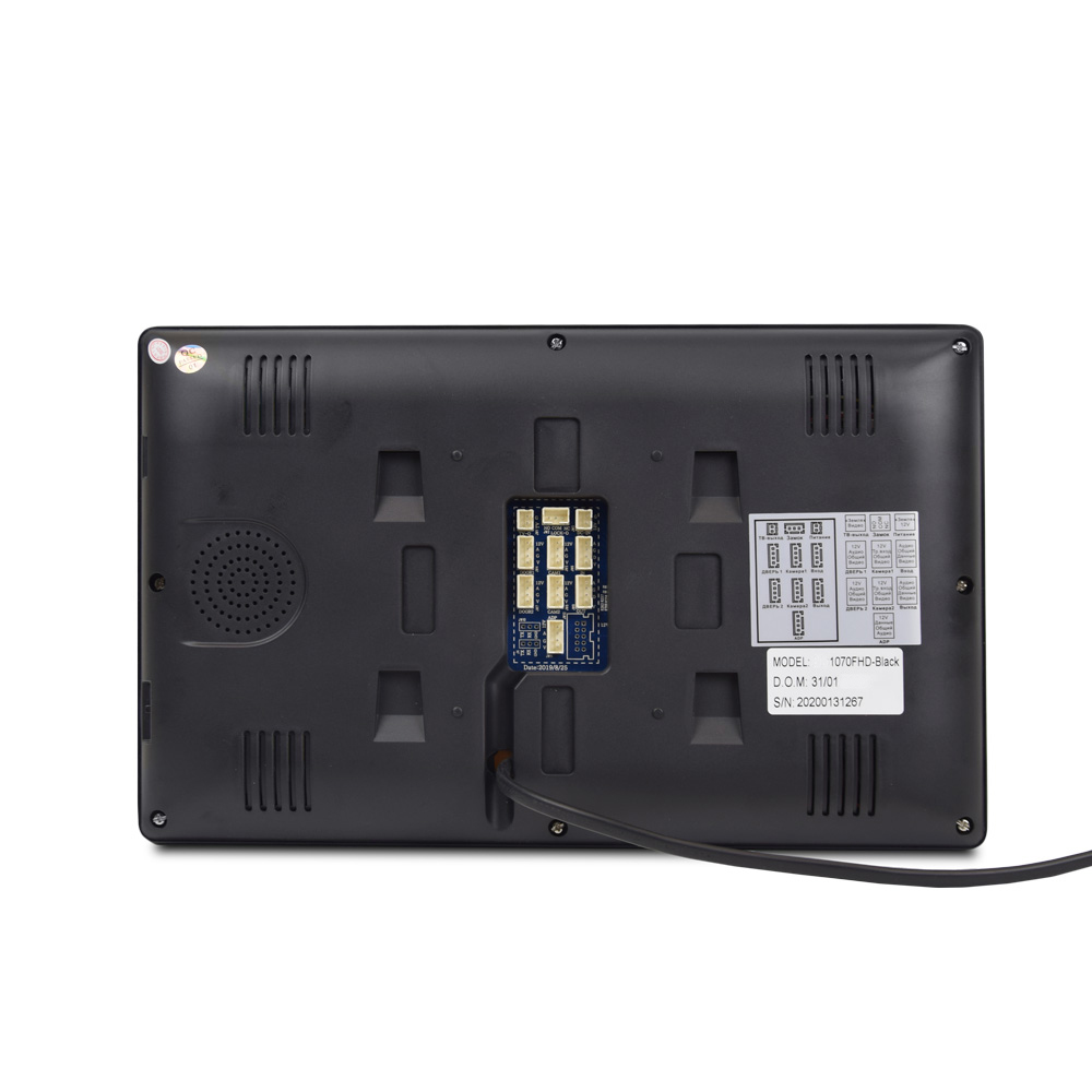Відеодомофон 10" BCOM BD-1070FHD/T Black з підтримкою Tuya Smart — изображение 3
