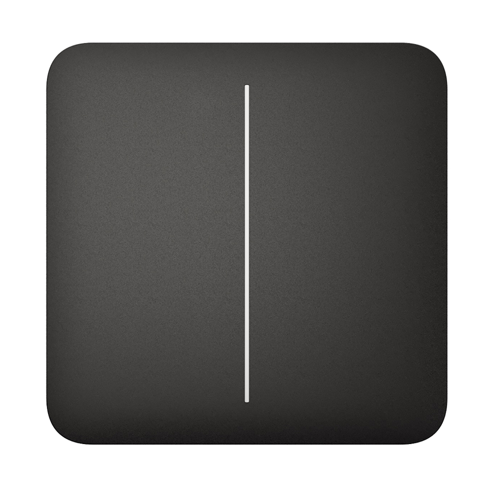 Вимикач Ajax LightSwitch 2-gang Black двоклавішний — изображение 2