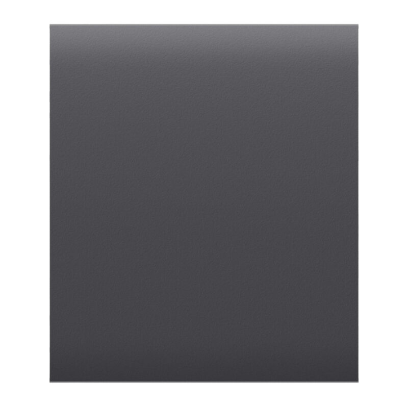 Кнопка Ajax CenterButton (1-gang/2-way) graphite для одноклавішного або прохідного вимикача