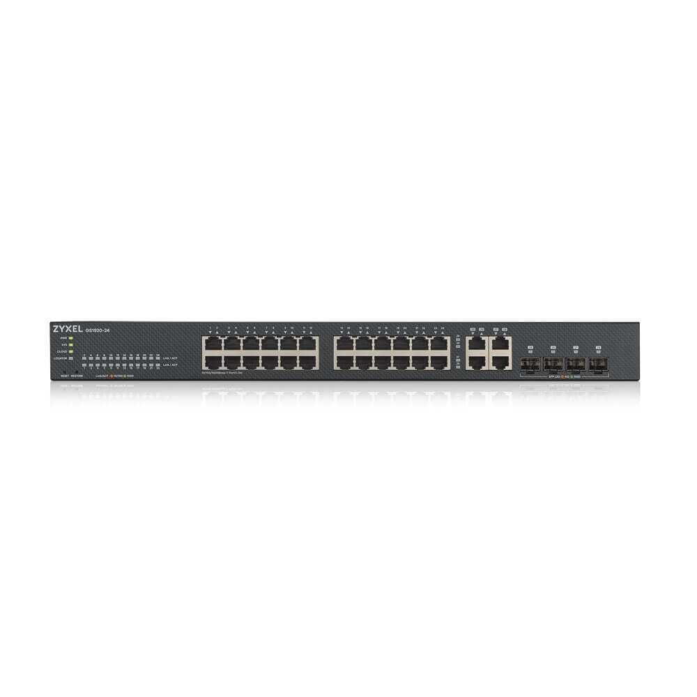 Смарт-керований комутатор на 24 порти ZyXEL GS1920-24V2 (GS1920-24V2-EU0101F) — изображение 2
