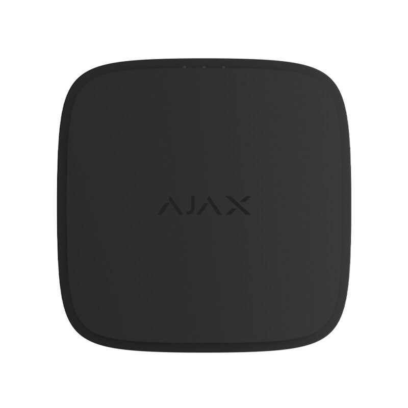 Бездротовий адресний пожежний сповіщувач Ajax EN54 FireProtect (Heat) Jeweller black точковий тепловий