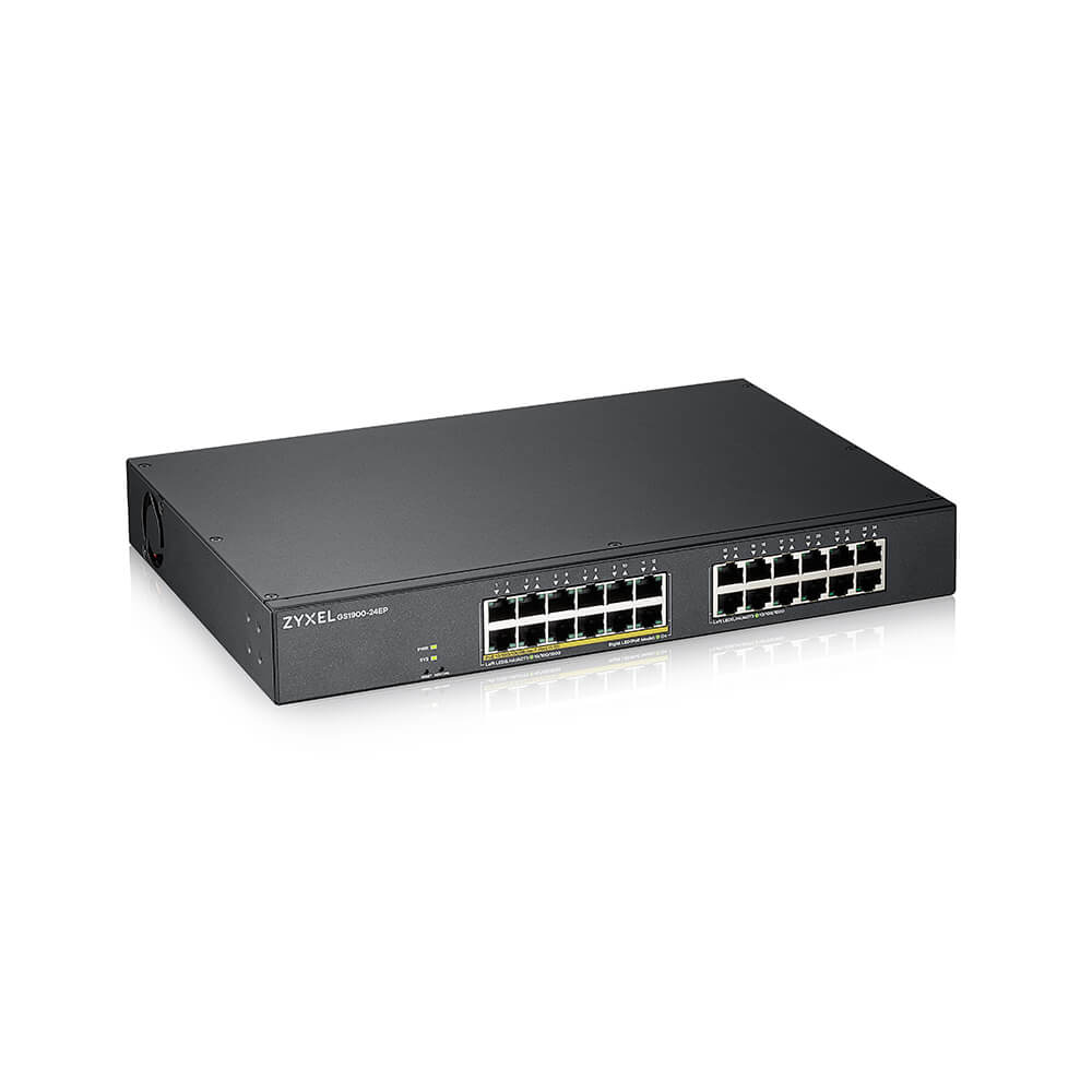 Смарт-керований комутатор на 24 порти з PoE ZyXEL GS1900-24EP (GS1900-24EP-EU0101F) — изображение 2