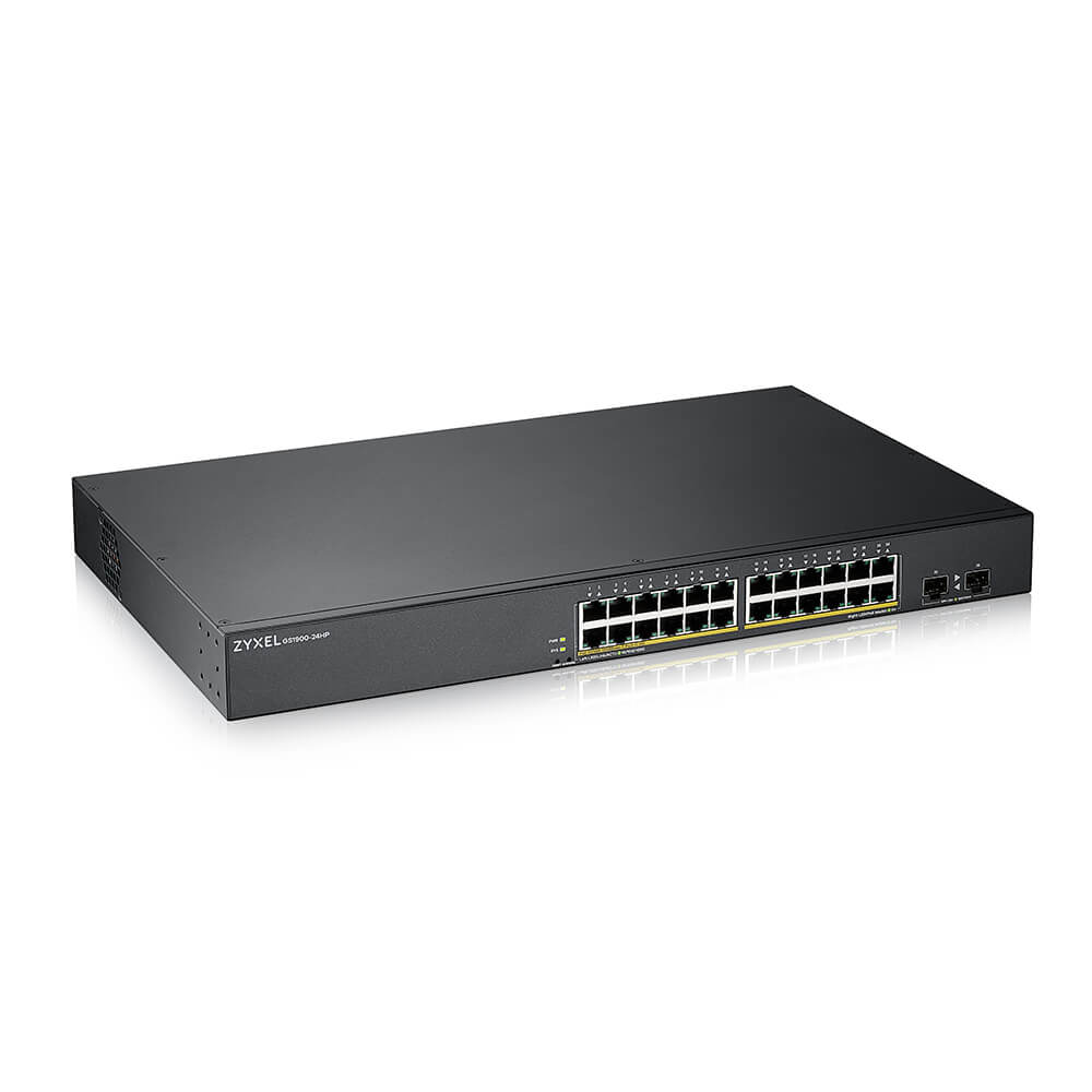 Смарт-керований комутатор на 24 порти з PoE ZyXEL GS1900-24HPv2 (GS190024HPV2-EU0101F) — изображение 2