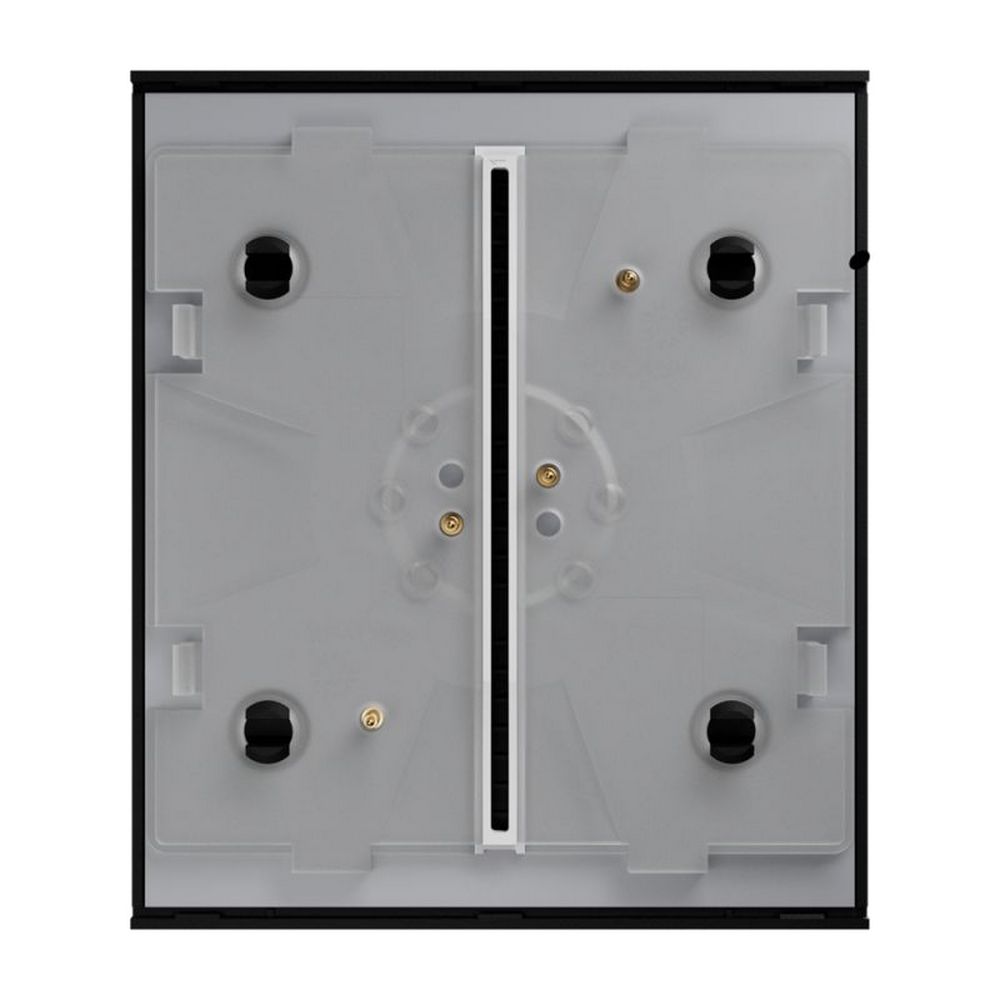 Кнопка Ajax CenterButton (1-gang/2-way) black для одноклавішного або прохідного вимикача — изображение 2