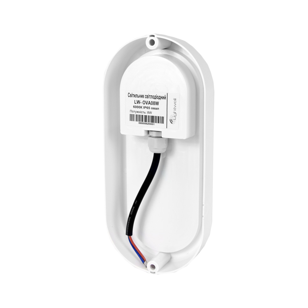 Світильник світлодіодний Lightwell LW-OVA08W 8Вт 6000К IP65 — изображение 2