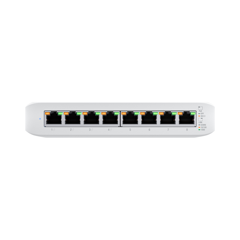 РоЕ-комутатор Ubiquiti Unifi Switch Lite 8 PoE (USW-LITE-8-POE) — изображение 2