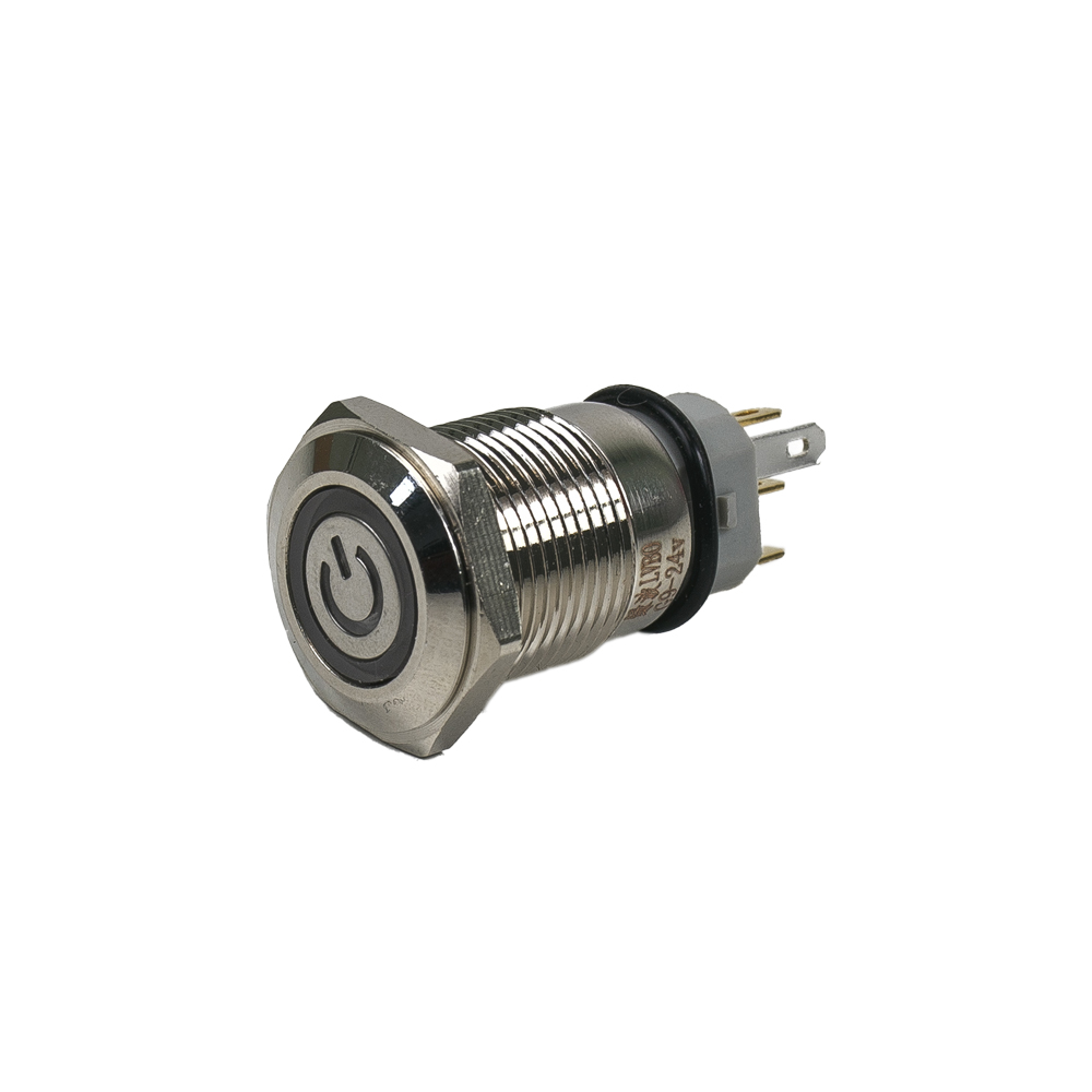 Кнопка антивандальна LB19A-P11Z/E+DYG9-24V/N