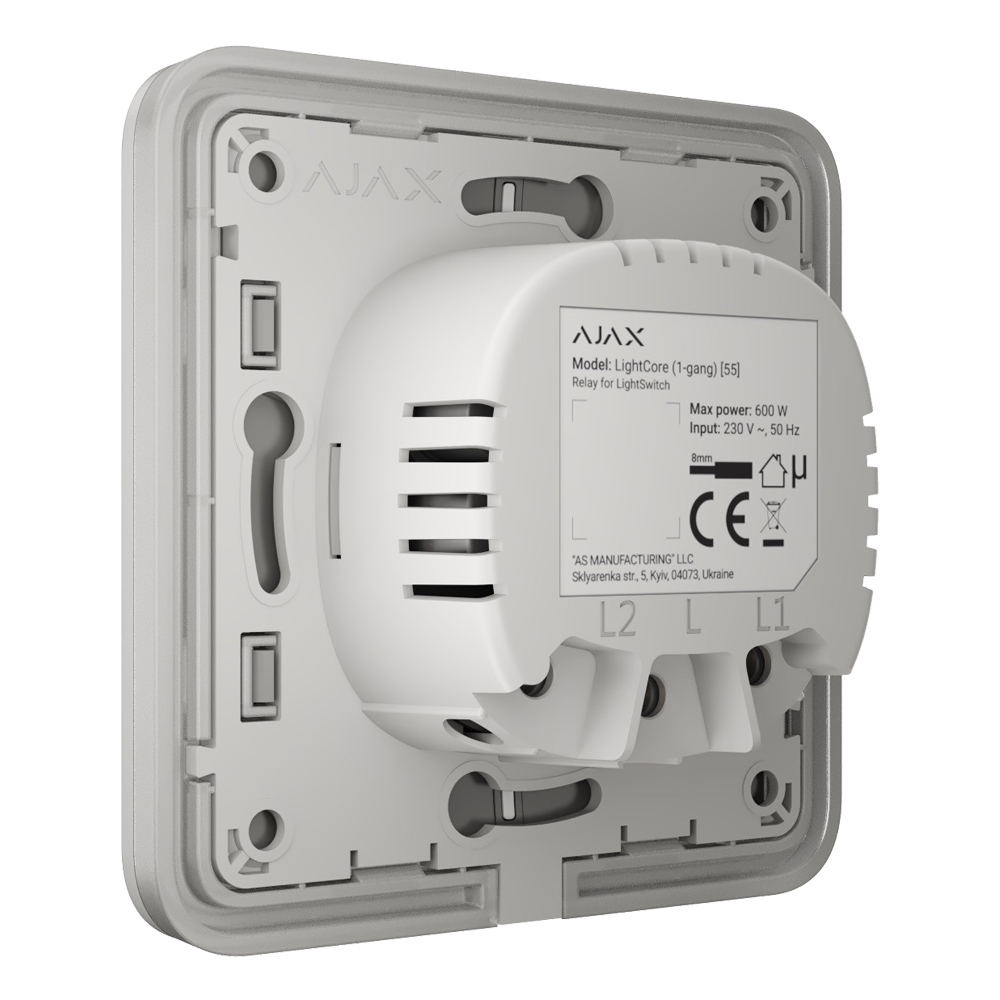 Вимикач Ajax LightSwitch 2-way White прохідний — изображение 3