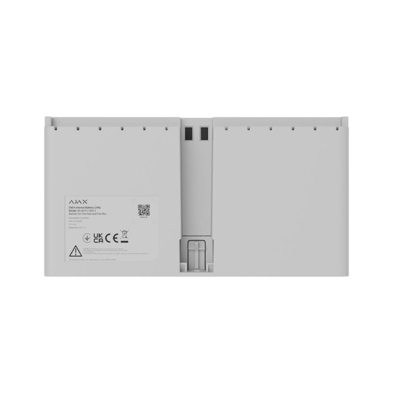 Перезарядна Li-ion батарея Ajax EN54 Internal Battery (24h) white для встановлення в EN54 Fire Hub / EN54 Fire ReX