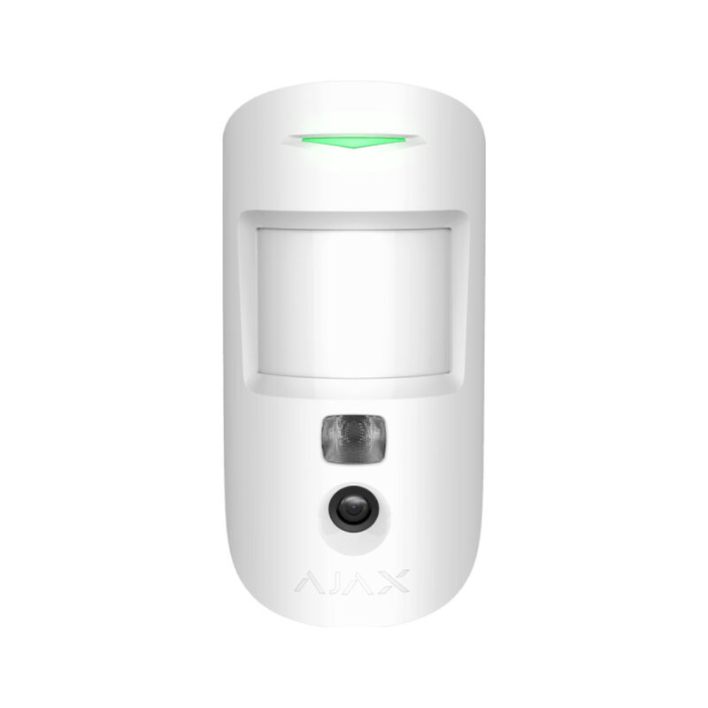 Бездротовий датчик руху Ajax MotionCam HDR (PhOD) Jeweller white з фотофіксацією за тривогою та за запитом