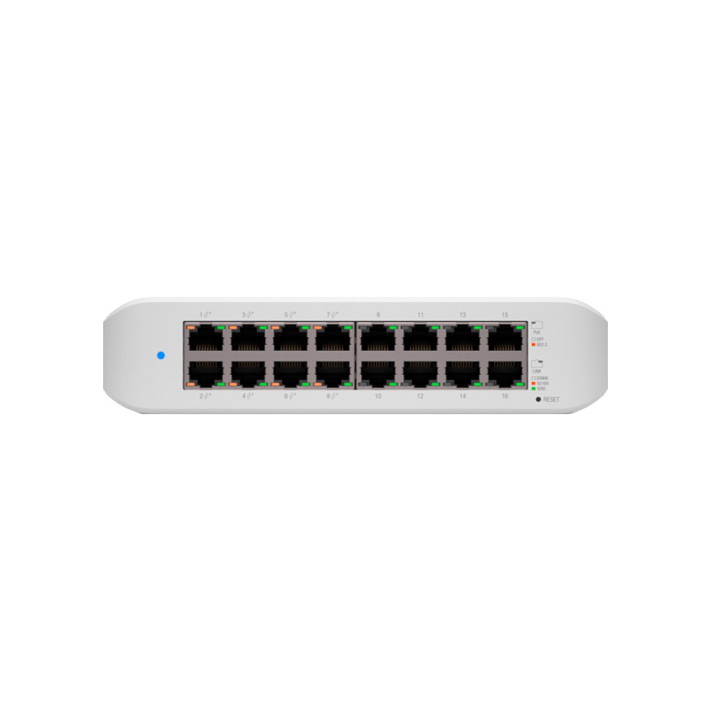 РоЕ-комутатор Ubiquiti Unifi Switch Lite 16 PoE (USW-LITE-16-POE) — изображение 2