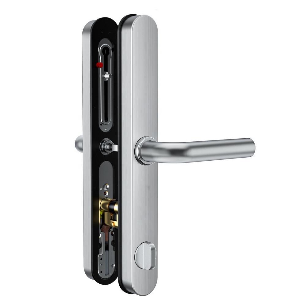 Розумний дверний біометричний замок SEVEN LOCK SL-7761BF silver (без врізної частини) — изображение 6