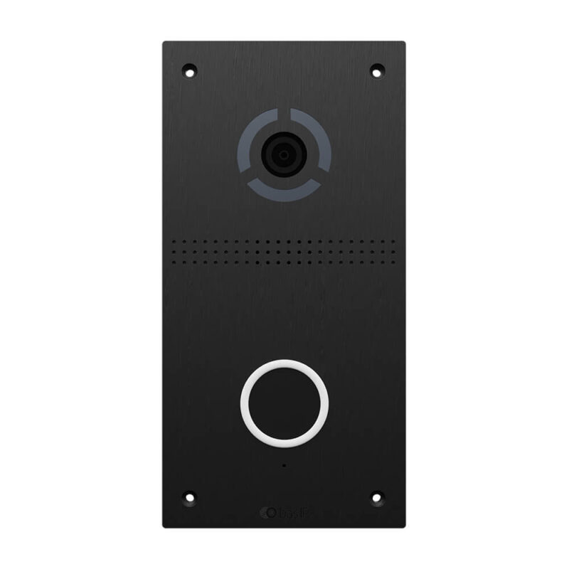 IP панель виклику Bas-IP AV-05FD black з безконтактною кнопокою виклику