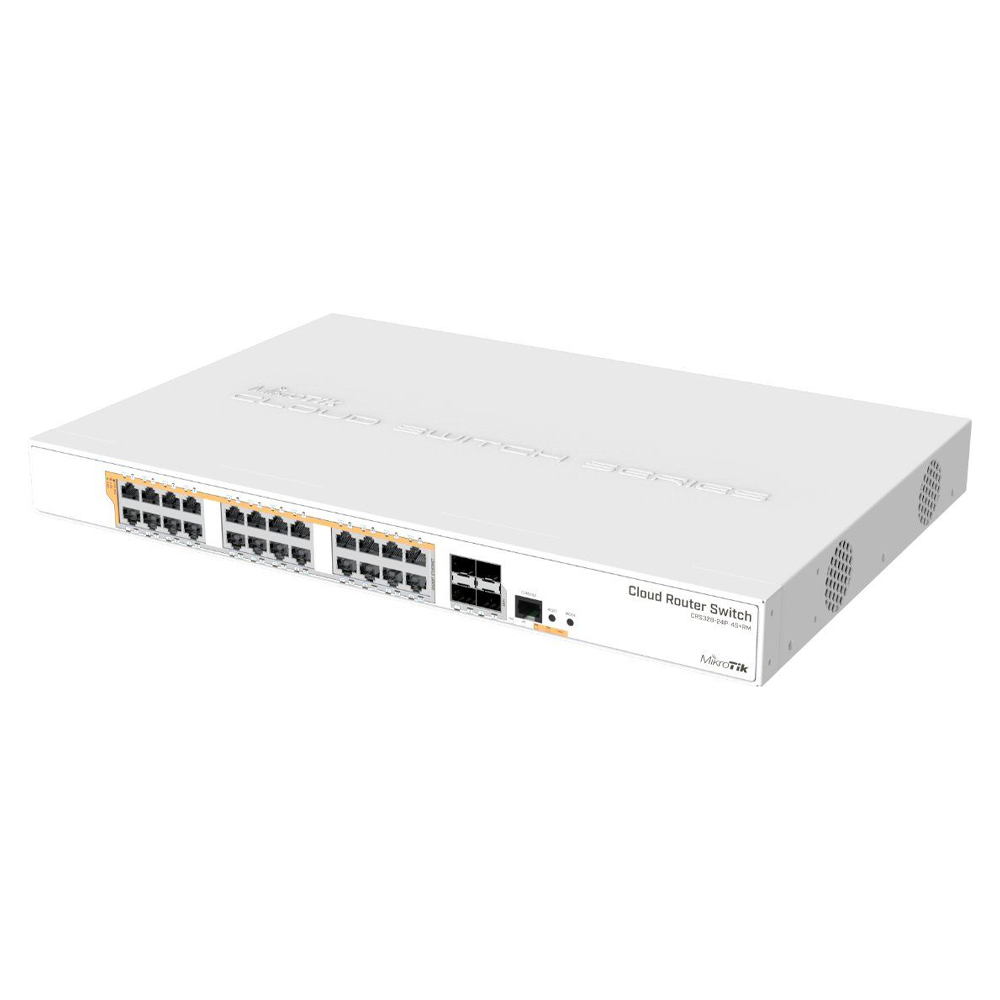 PoE-комутатор MikroTik CRS328-24P-4S+RM 28-портовий керований гігабітний — изображение 2