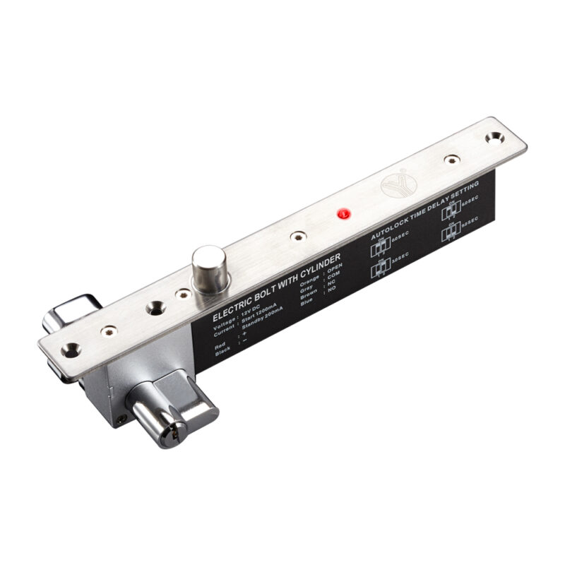Електроригельний замок Yli Electronic YB-600B (LED) врізний для системи контролю доступу