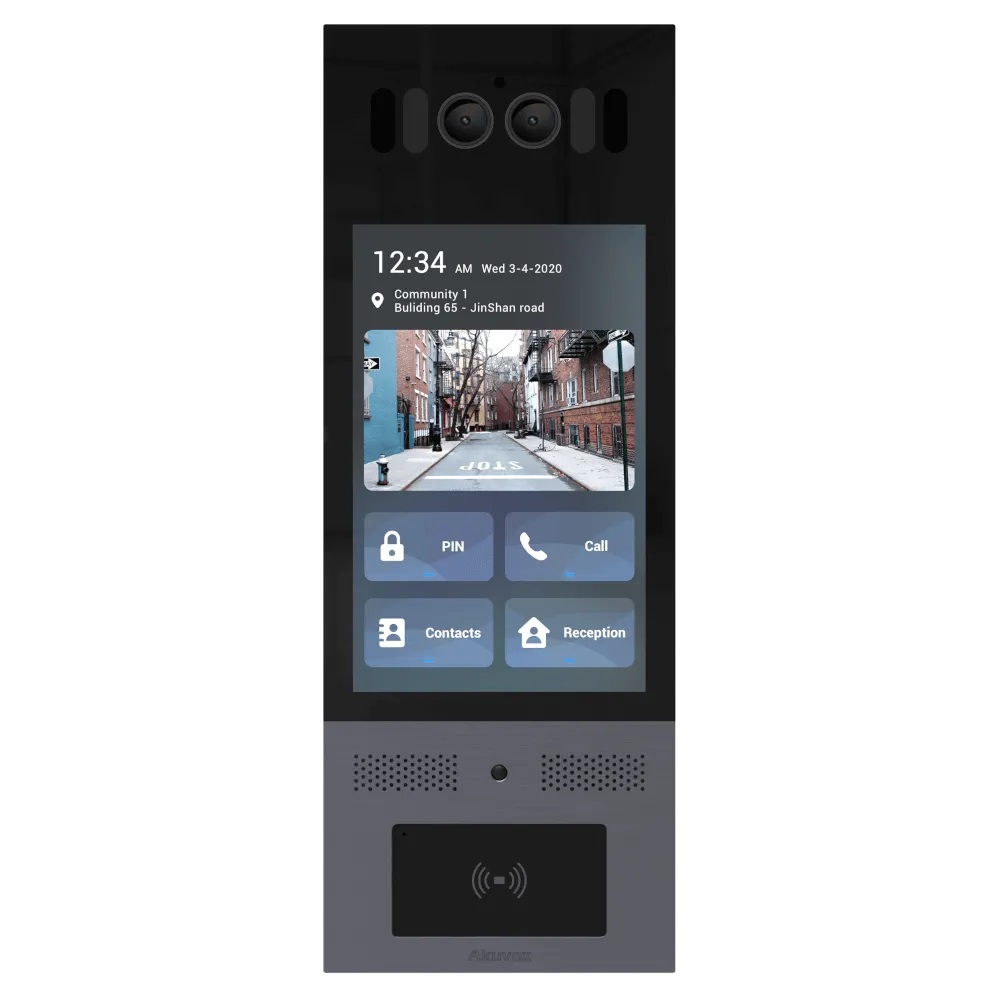 Багатоабонентна панель виклику Akuvox X915S на Android (розпізнавання обличчя, Bluetooth)
