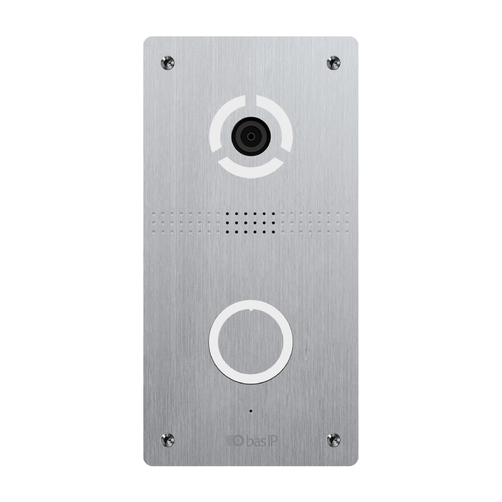 IP панель виклику Bas-IP AV-04FDI silver для IP-домофонів