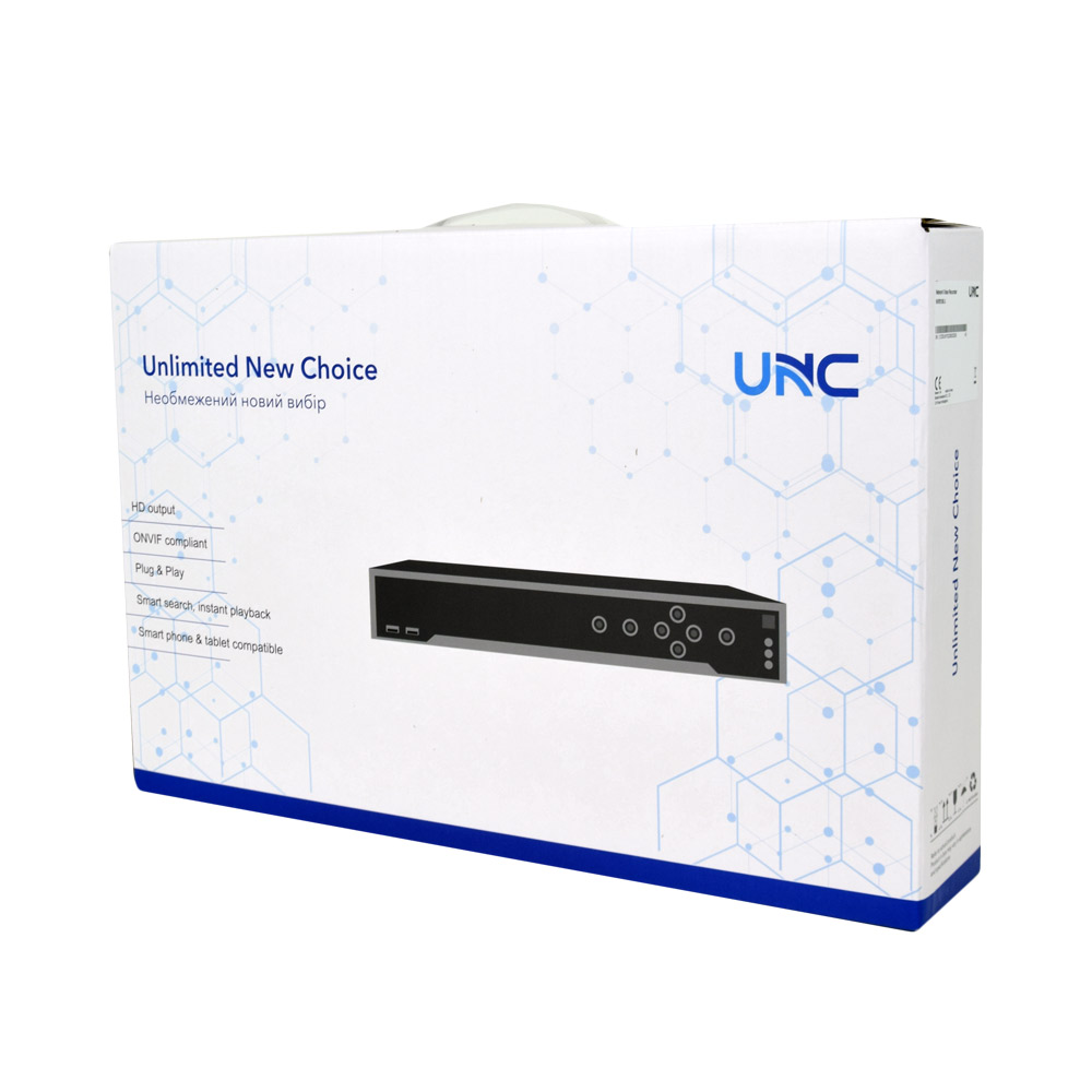 IP відеореєстратор UNC NVR3108 U мережевий 8-х канальний — изображение 4