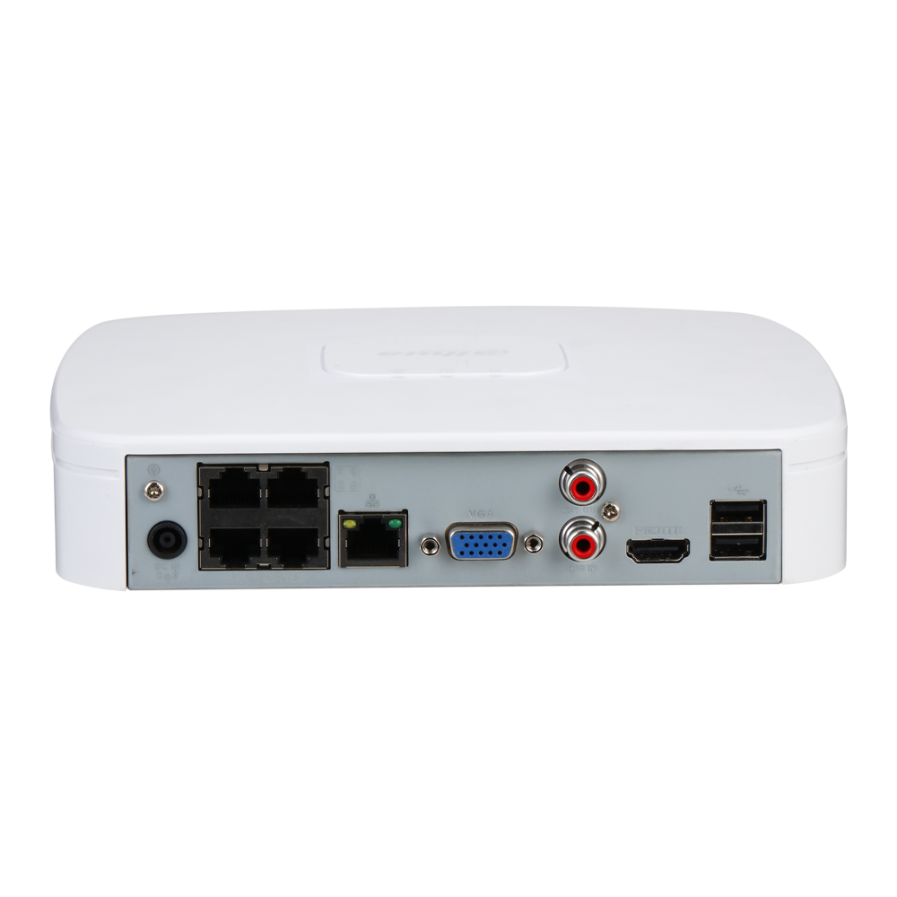 IP-відеореєстратор 4-канальний з PoE Dahua DHI-NVR2104-P-I2 з AI функціями для систем відеонагляду — изображение 3