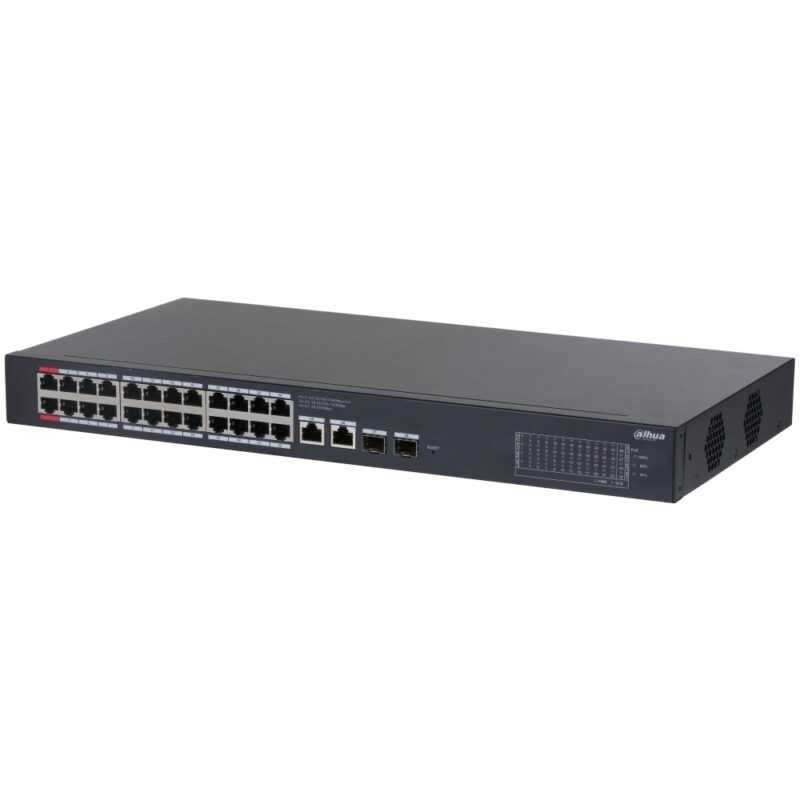 Керований PoE комутатор Dahua DH-CS4228-24GT-240 з 24 портами PoE