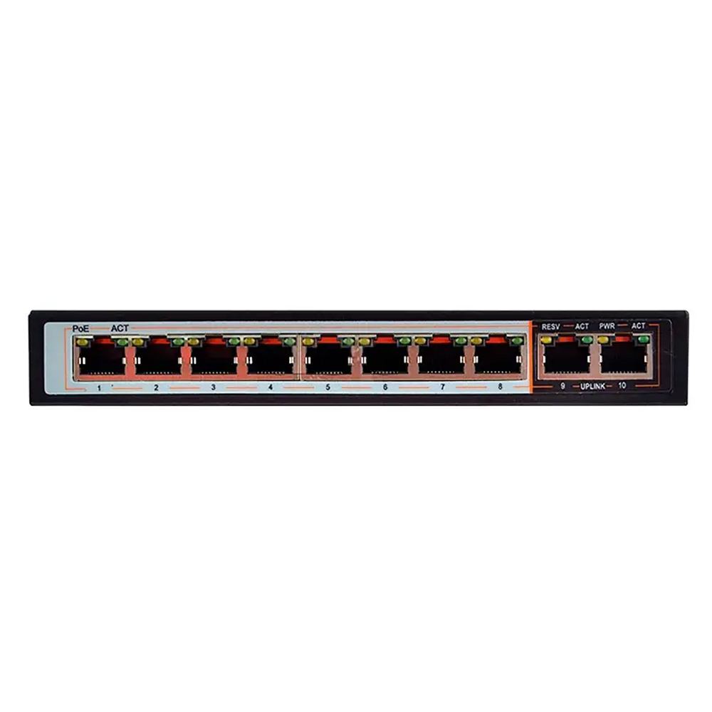 PoE-комутатор FoxGate S6008-E2-AI POE Watchdog 8-портовий некерований — изображение 2