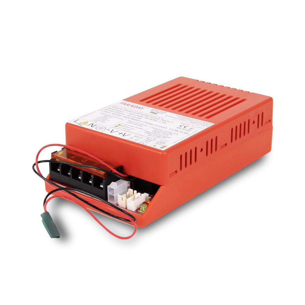 Безперебійний блок живлення Faraday Electronics 85W UPS Smart ASCH PL під акумулятор 12-18А·год в пластиковому корпусі