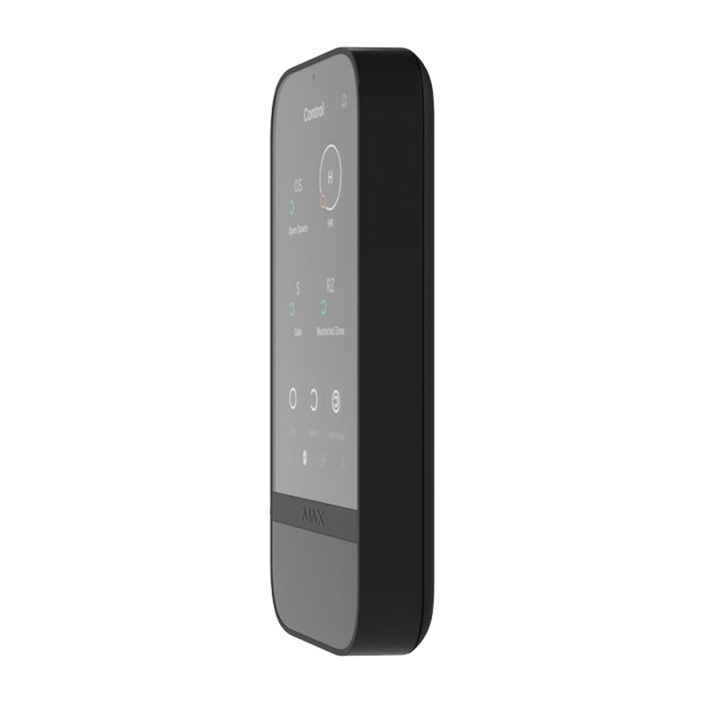 Клавіатура Ajax KeyPad TouchScreen black бездротова з сенсорним екраном — изображение 3