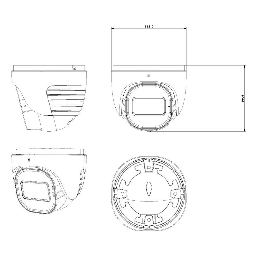 IP-відеокамера 4 Мп Provision-ISR DH-340IPSN-MVF-B (2.8-12 мм) з відеоаналітикою для системи відеонагляду — изображение 2