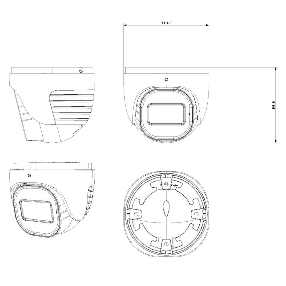 IP-відеокамера 4 Мп Provision-ISR DI-340IPEN-MVF-V5 (2.8-12 мм) з вбудованим мікрофоном і відеоаналітикою для системи відеонагляду — изображение 3